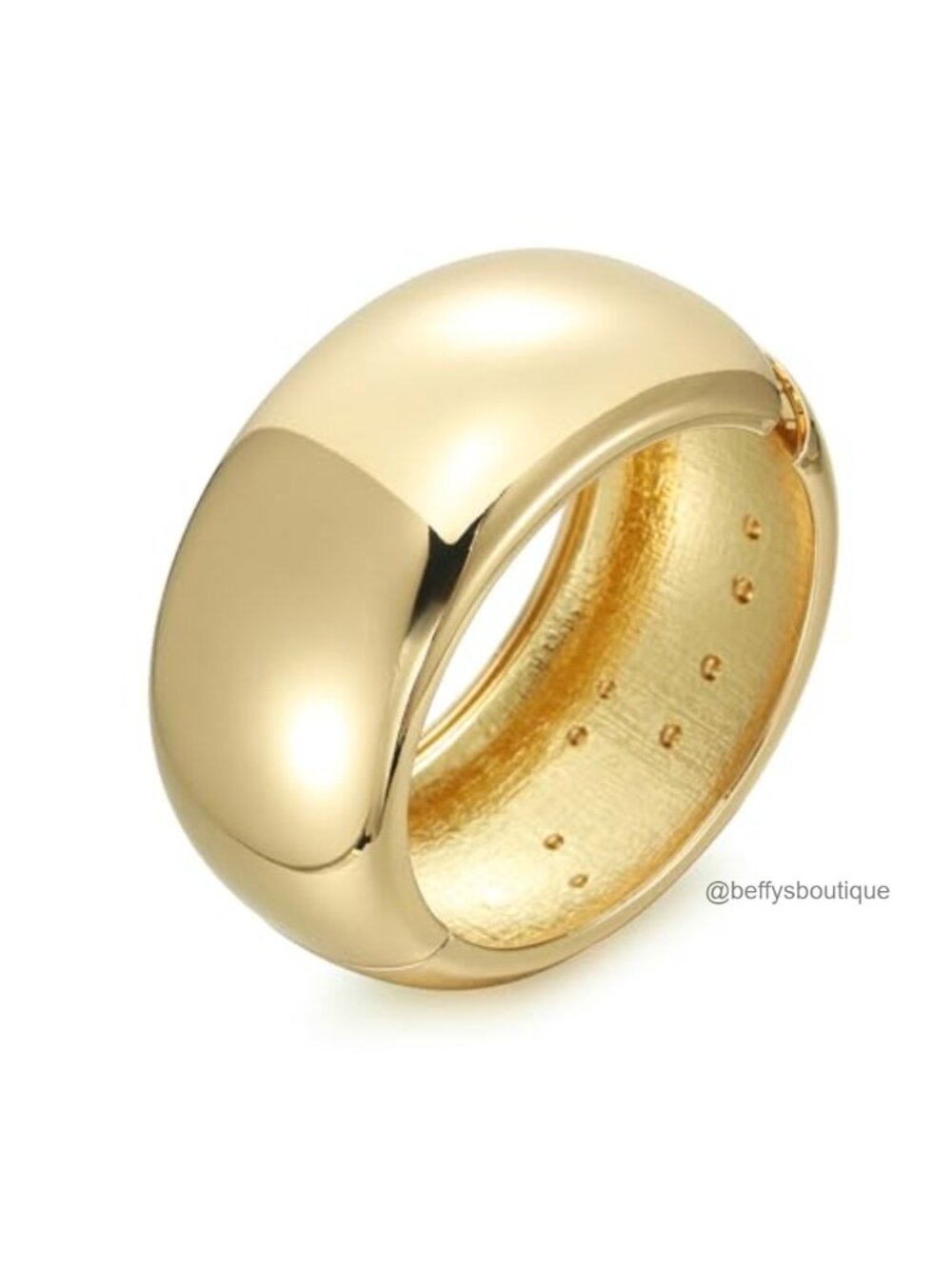 14K Gold-plated Chunky Cuff Bangle Bracelet for Women